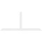 Ekena Millwork Portland Architectural Grade PVC Gable Bracket, 84"W x 38 1/2"H x 2"D x 4"F, 11/12 Pitch GBP084X39X0204POR00 - alternate 3